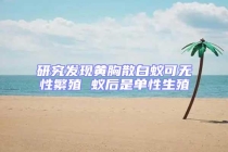 研究发现黄胸散白蚁可无性繁殖 蚁后是单性生殖