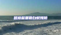 装修前要做白蚁预防