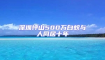 深圳坪山500万白蚁与人同居十年