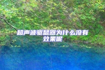 超声波驱鼠器为什么没有效果呢