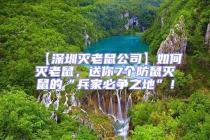 【深圳灭老鼠公司】如何灭老鼠，送你7个防鼠灭鼠的“兵家必争之地”！