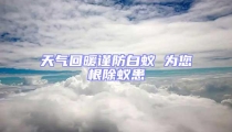 天气回暖谨防白蚁 为您根除蚁患