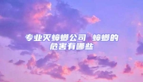 专业灭蟑螂公司 蟑螂的危害有哪些