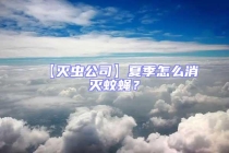 【灭虫公司】夏季怎么消灭蚊蝇？
