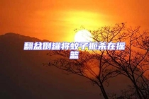 翻盆倒罐将蚊子扼杀在摇篮