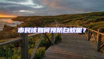 市民该如何预防白蚁呢？
