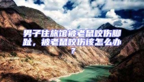男子住旅馆被老鼠咬伤脚趾，被老鼠咬伤该怎么办？