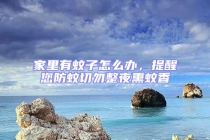 家里有蚊子怎么办，提醒您防蚊切勿整夜熏蚊香