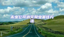 杀虫公司消灭臭虫最佳方法