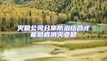 灭鼠公司分享防治结合才能彻底消灭老鼠