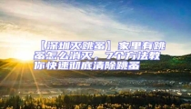 【深圳灭跳蚤】家里有跳蚤怎么消灭,7个方法教你快速彻底清除跳蚤