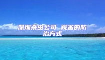 深圳杀虫公司 跳蚤的防治方式